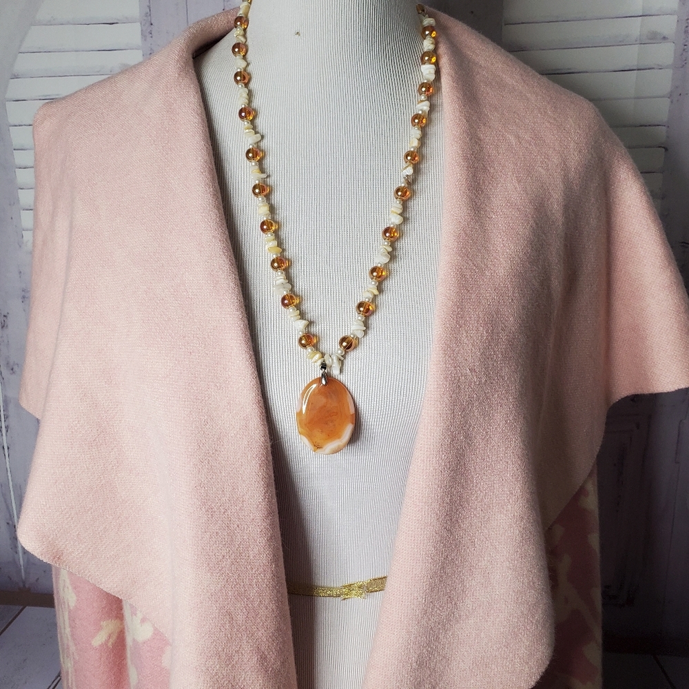 MAGNOLIA GRACE SIZE L PINK CARDIGAN SWEATEโฆ - Picture 5 of 11